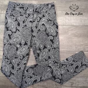 The Limited Paisley Ankle Pants Size 2